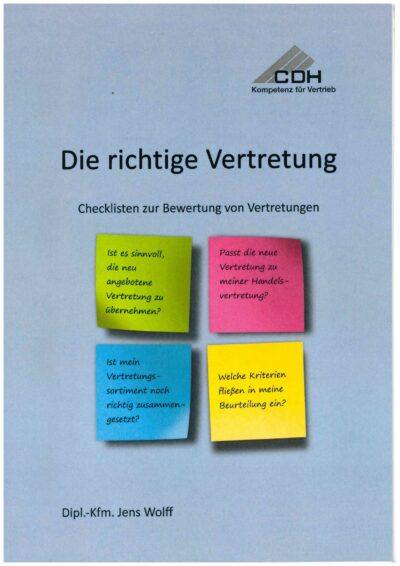 Die richtige Vertretung. Checklisten zur Bewertung von Vertretungen (digital) zum Download