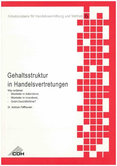 Gehaltsstruktur in Handelsvertretungen. Was verdienen - Mitarbeiter im Außendienst, - Mitarbeiter im Innendienst, - GmbH-Geschäftsführer?