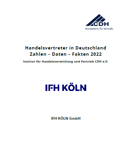 Handelsvertreter in Deutschland – Zahlen – Daten – Fakten 2022 (digital) zum Download